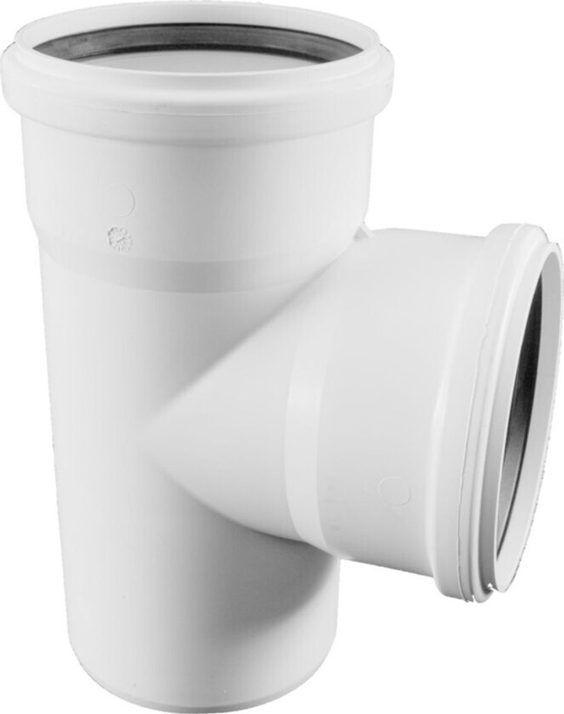 REHAU RAUPIANO PLUS, Einfachabzweig, DN 90/75, 87 Grad, 1 Stk.