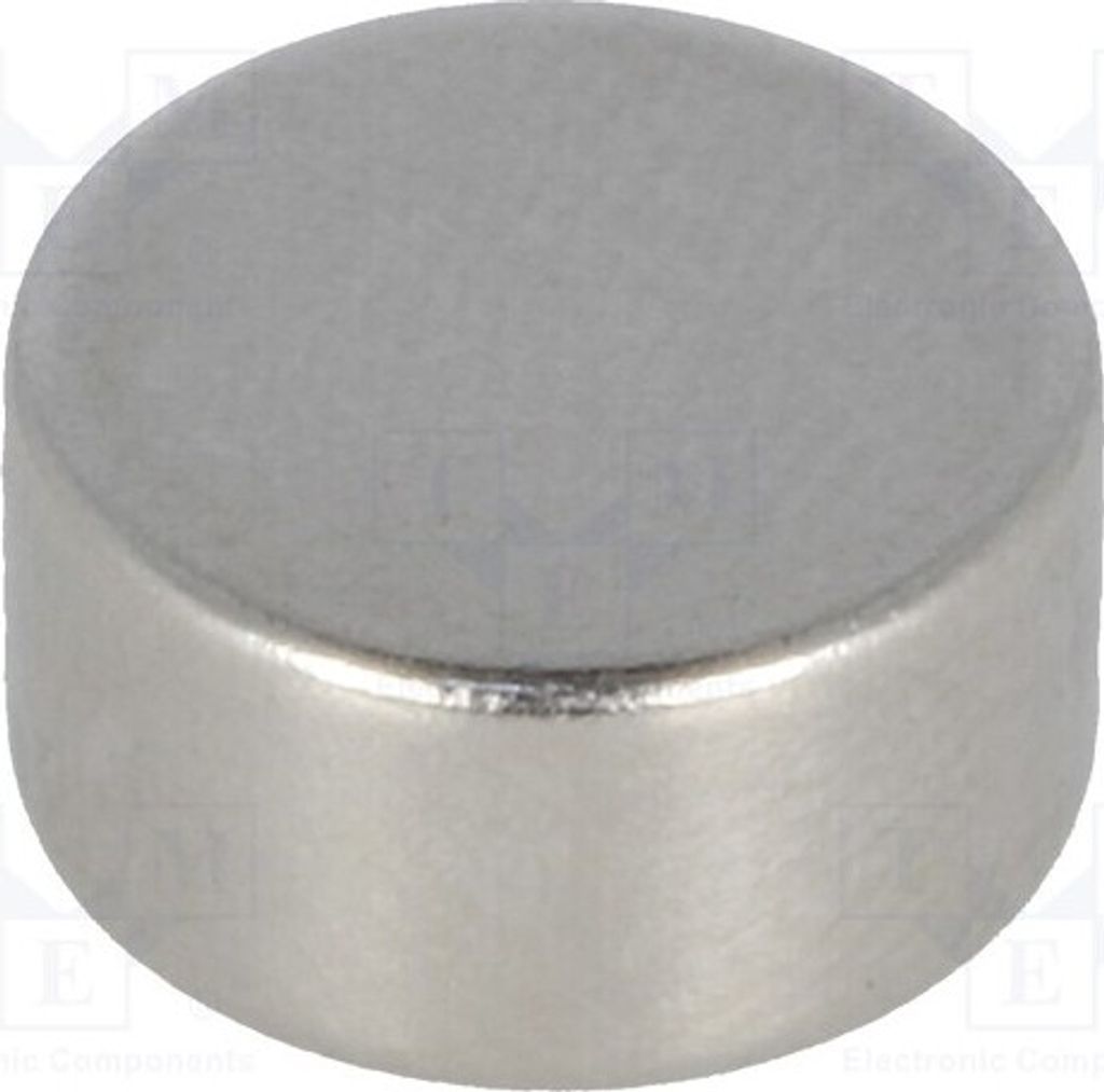 1x Magnet: beständig NdFeB Ø10x5mm Neodym 350mT M1219-5 Magneten