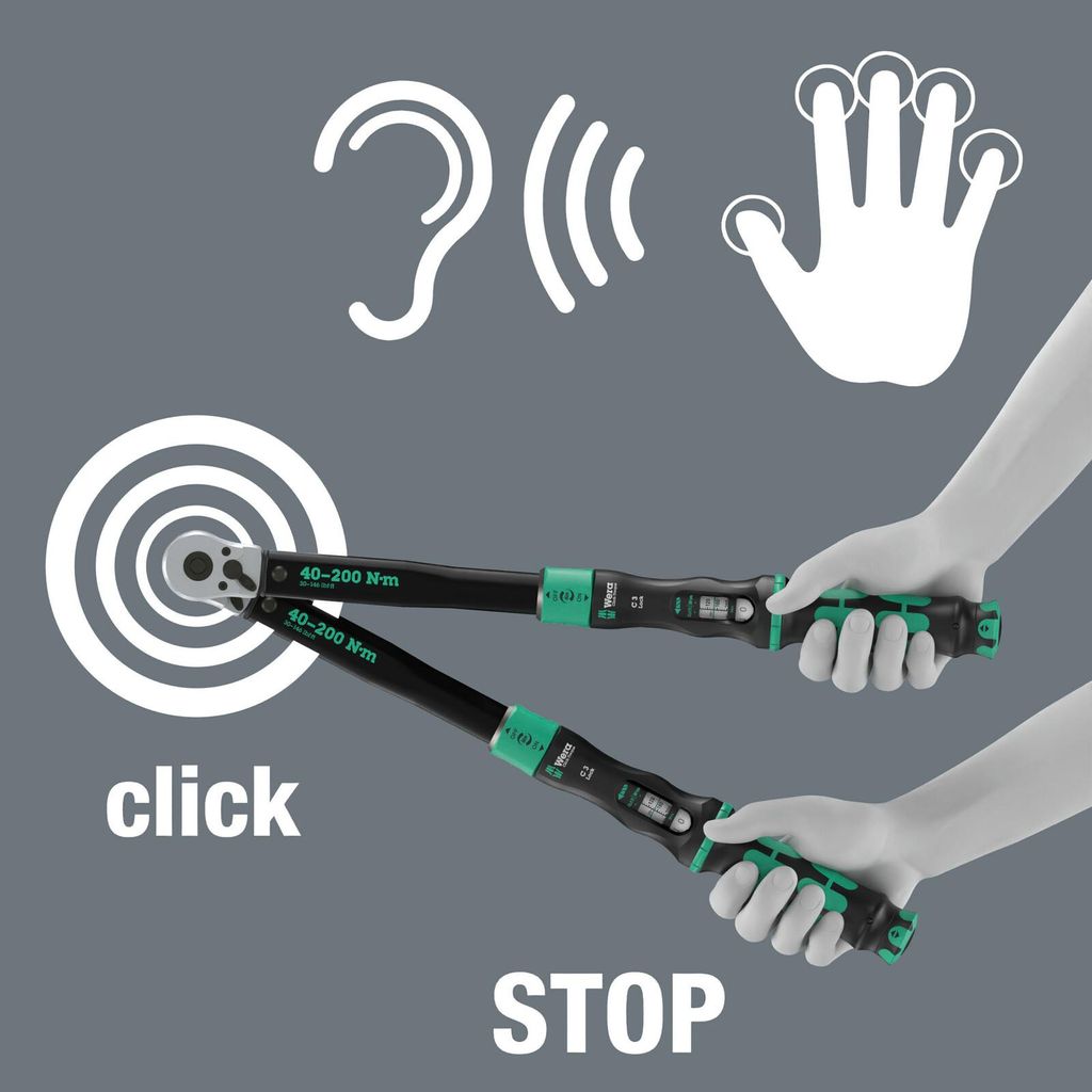 Wera 05075692001, Klick-Drehmomentschlüssel, Nm, Produktbild 