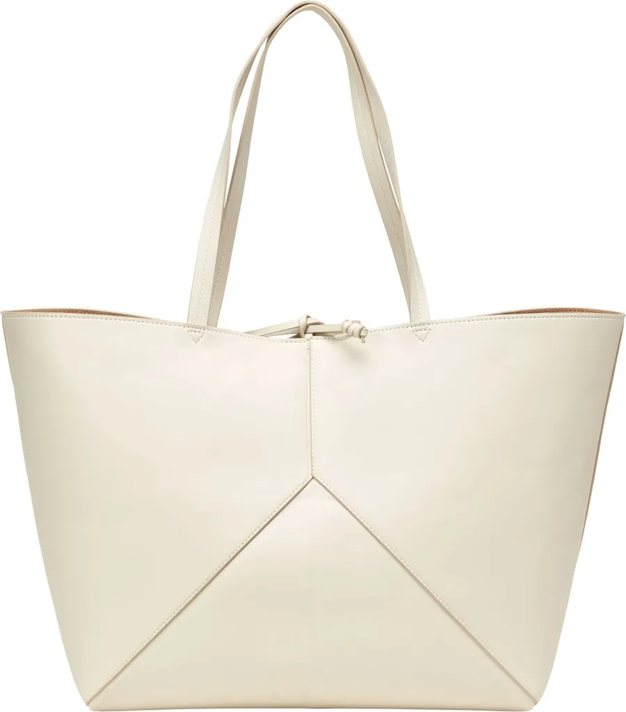 Grand sac cabas femme Marc O'Polo Seija coloris écru en toile souple