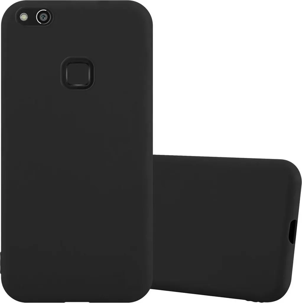 Custodia Cadorabo Huawei P10 LITE TPU Silicone | Cover Nera Elegante