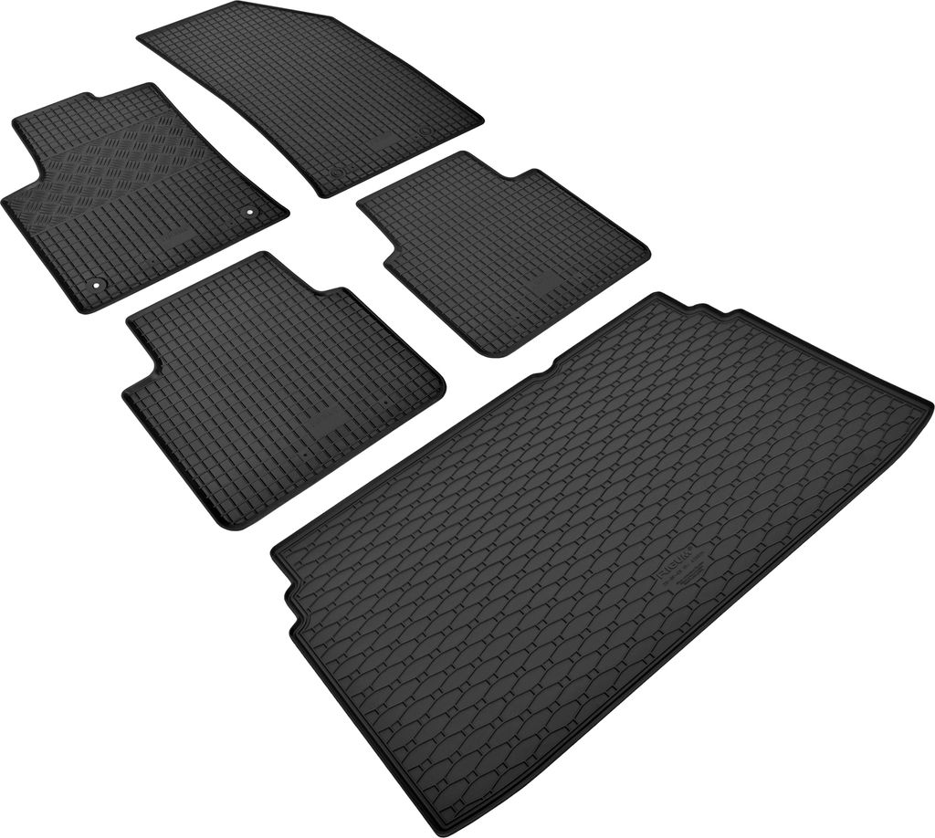 Passgenaue Gummifußmatten und Laderaumwanne von Z4L passend für OPEL Crossland X ab 2017