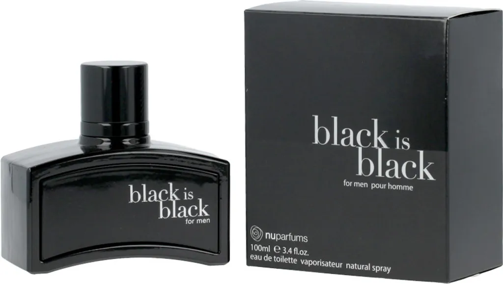 Black Is Black Nuparfums Parfum Longue Tenue Homme Eau de Toilette 100ml
