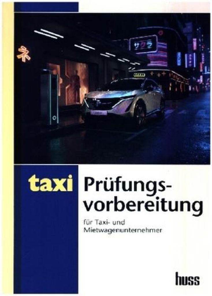 Prüfungsvorbereitung für Taxi- und Mietwagenunternehmer Produktbild 