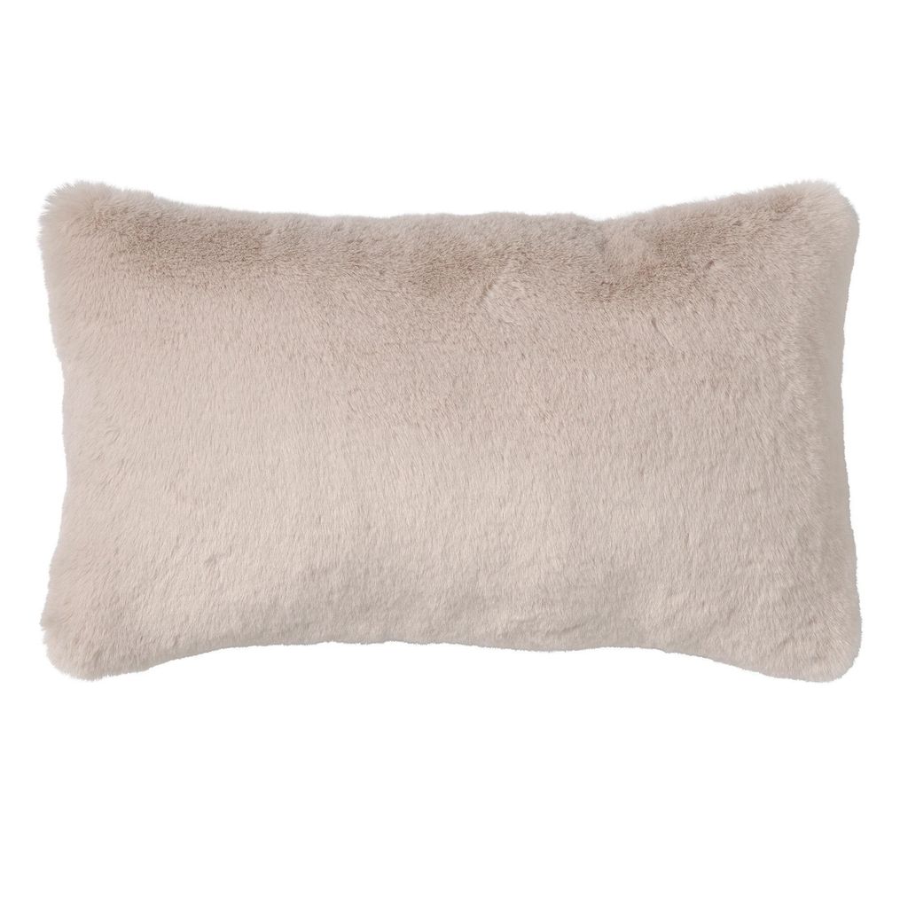 Dutch Decor Dekokissen Zaya 30x50 cm Beige Unifarben