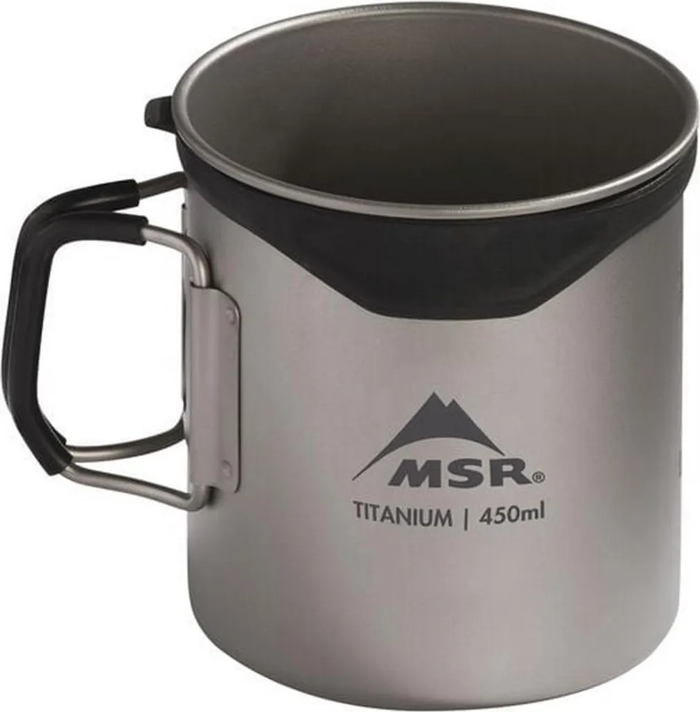 MSR Tazza Titanio 450 mL - Design Ultralight per Viaggiatori