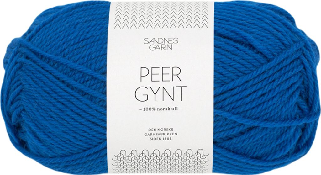 Sandnes Peer Gynt 50g - 100% Schurwolle jolly blue 6046 Produktbild 