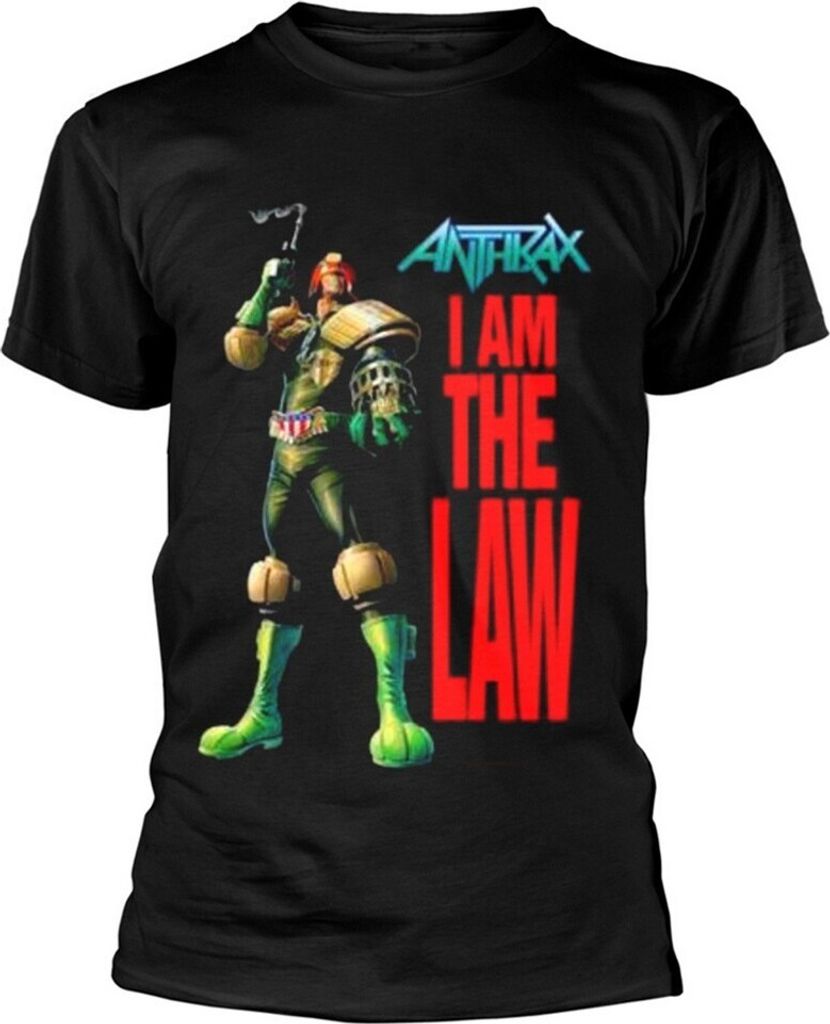 Anthrax - "I Am The Law" T-Shirt für Herren/Damen Uni RO6735 (XL) (Schwarz)