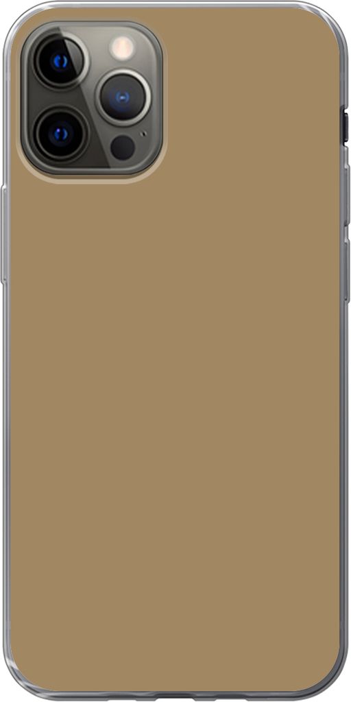 MuchoWow Handyhülle Schutzhülle Hülle für Telefoonhoesje iPhone 13 Pro Palette - Beige - Innenbereich Silikon Softcase Handy Hülle - Handy-T...