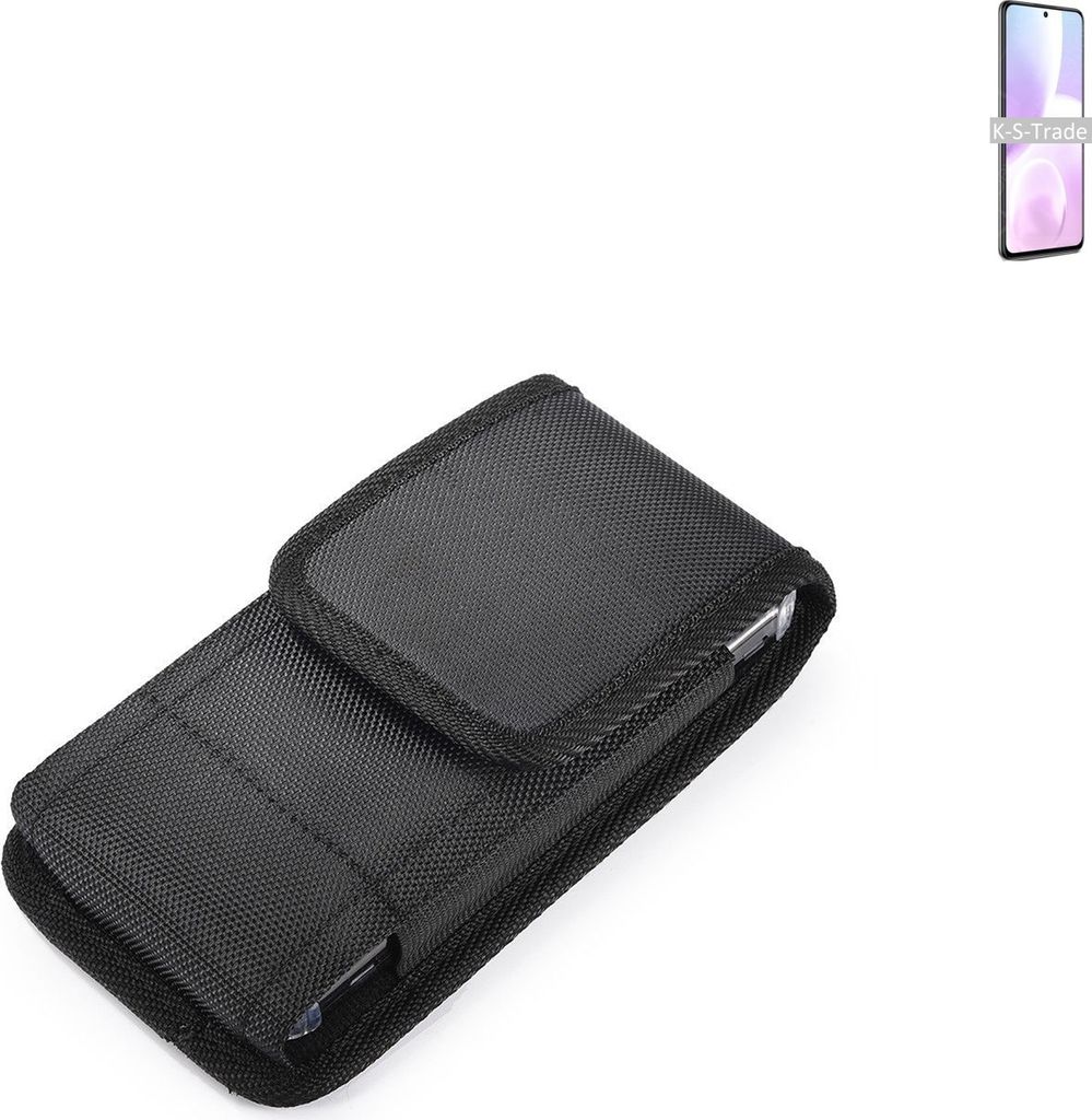 Holster Gürteltasche kompatibel mit ZTE Voyage 20 Pro Holster Gürtel Tasche wasserabweisend Handy Hülle Schutz Hülle Outdoor schwarz K-S-Trade