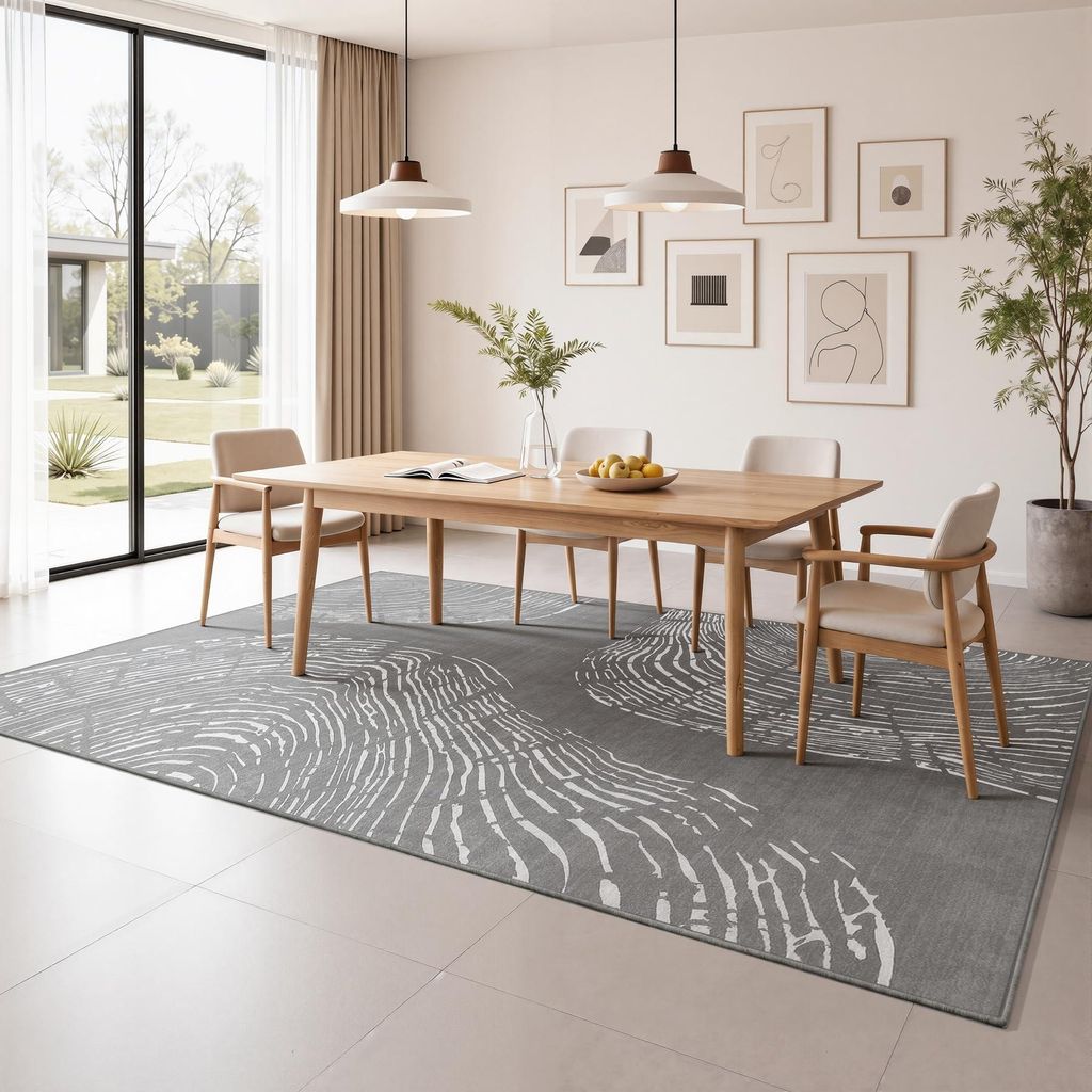 Tribesigns Waschbarer Teppich Wohnzimmer 200x300 cm