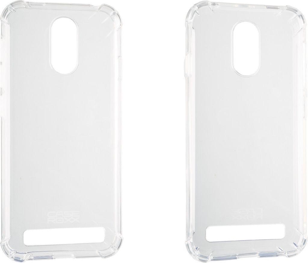 caseroxx Schutz-Hülle TPU-Hülle kompatibel mit SPC Zeus 4G / Zeus 4G Pro, Gummi Handy Tasche transparent