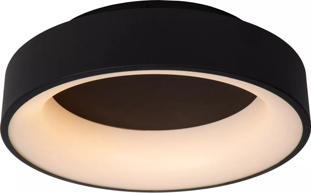 Plafonnier LED Noir 22W 38 cm Mirage - Éclairage Puissant et Économe