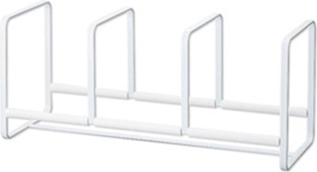 Geschirrablage für die Küchenarbeitsplatte, robuster Abtropfständer aus Kohlenstoffstahl für Teller, Pfannen, Töpfe und Deckel, multifunktiona...