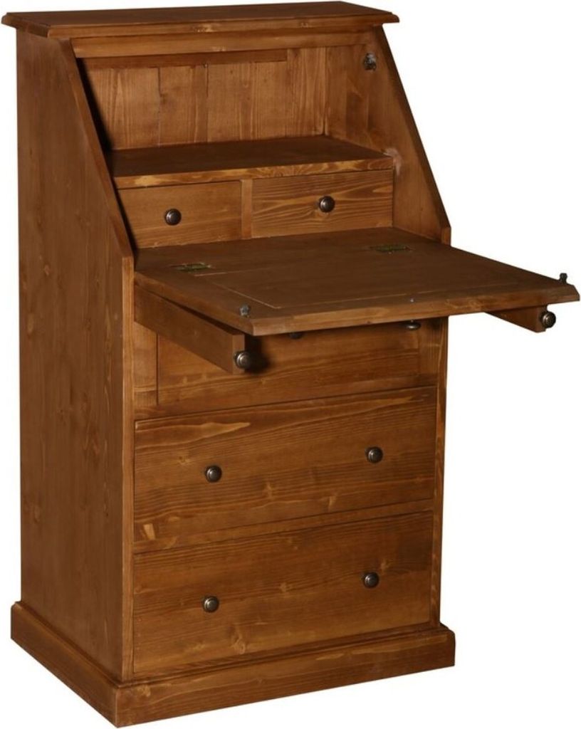 Casa Padrino Landhausstil Sekretär mit 5 Schubladen 65 x 45 x H. 110 cm - Möbel im Landhausstil