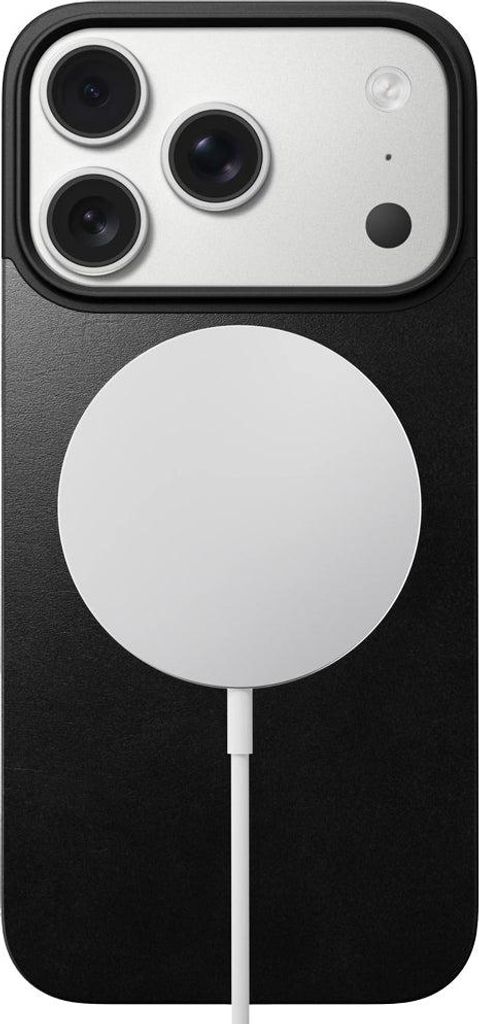 Nomad Custodia magnetica in pelle iPhone 17 Pro Nero Immagine del prodotto 