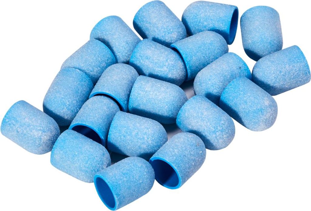 Exo med Schleifaufsatz 10 mm /220 20 Stück Med Cap blau