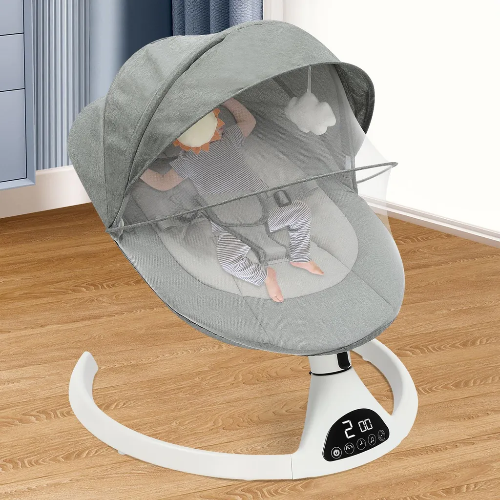 Bascule bébé automatique vert Bluetooth avec capteur de mouvement