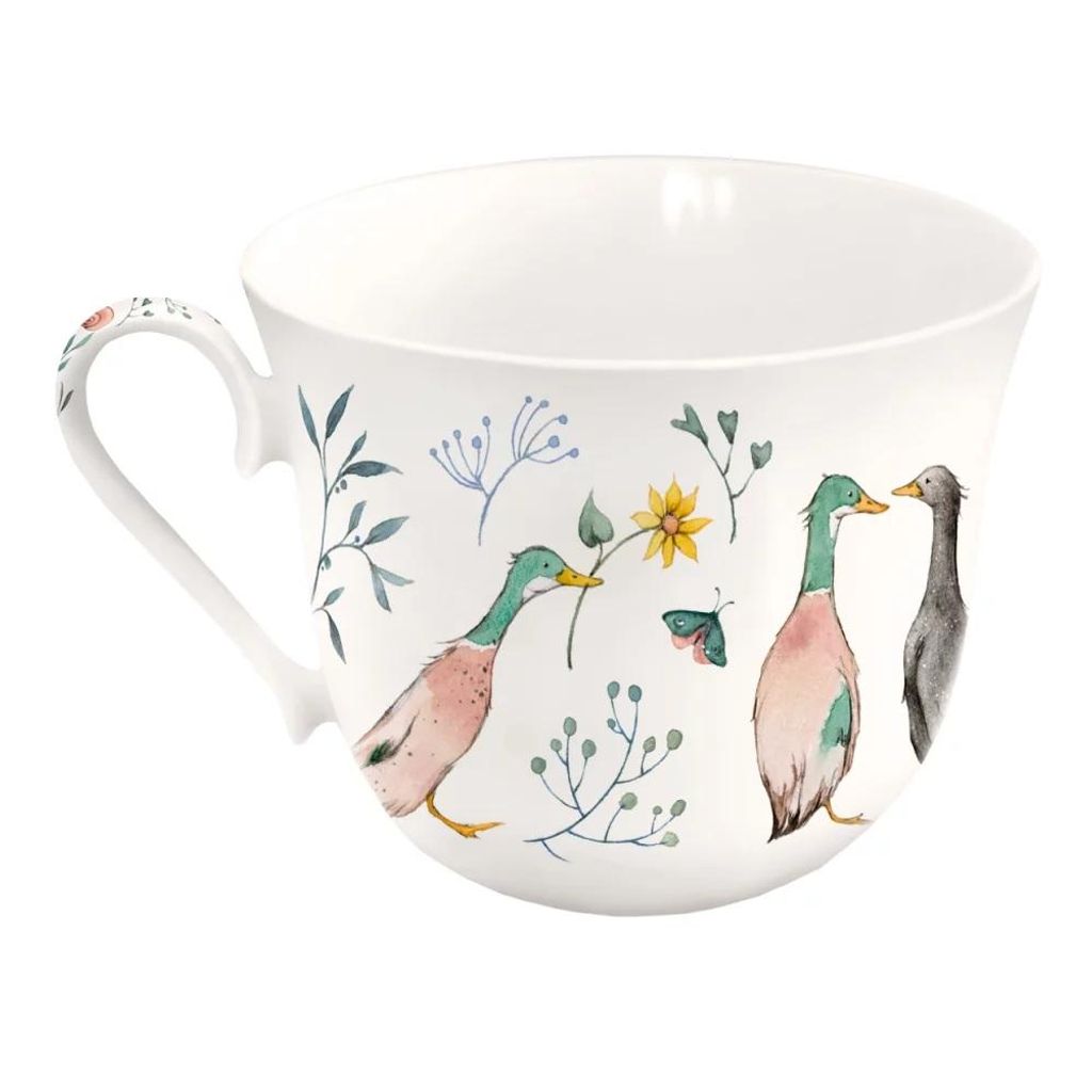 Tasse Laufenten, Grätz Verlag, Kaffeetasse, Teetasse, Produktbild 
