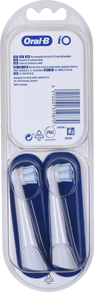 Oral-B iO Aufsteckbürsten Sanfte Reinigung 2er Produktbild 27