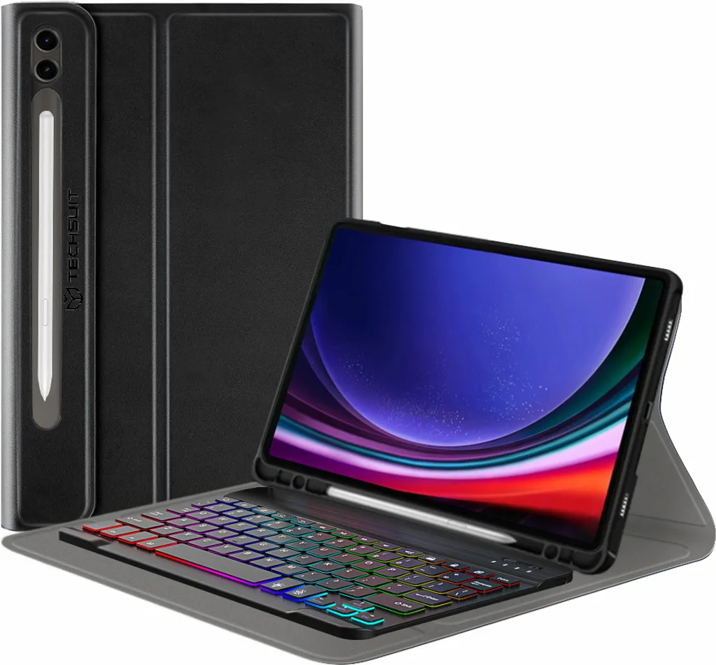Étui Tablette Travail Nomade pour Samsung Galaxy Tab S9 Plus Noir Chic