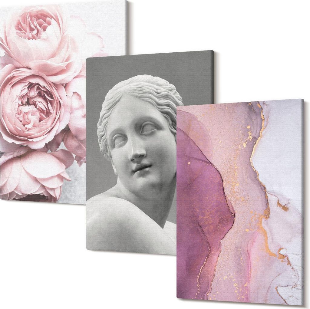 Leinwandbild – Wandbild – Leinwandbilder – Kunstdruck – Polycanvas – Modern – Mehrteilig – 3-Teilig Set – Hochwertig – Geruchslos...