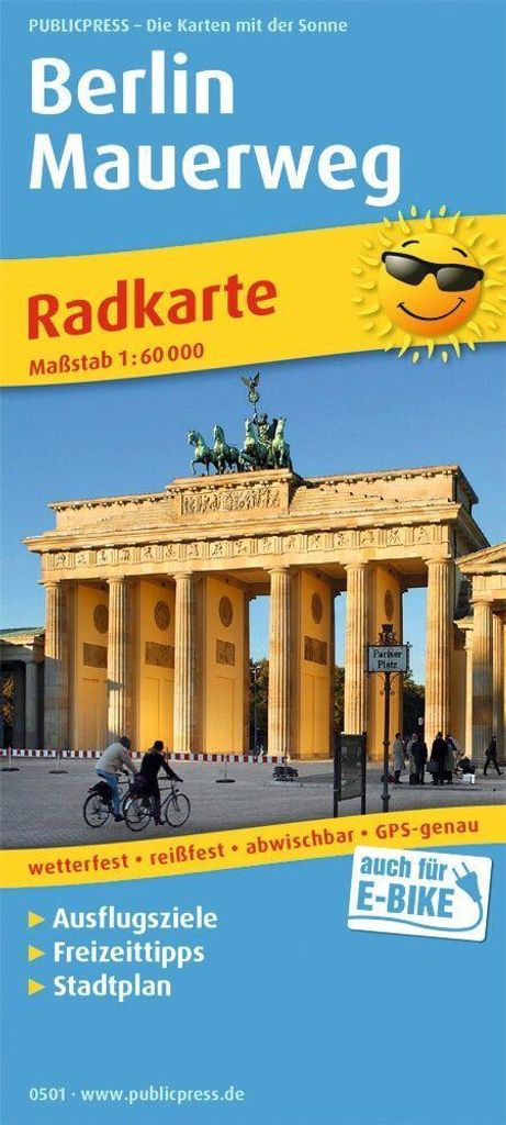 Berlin Mauerweg 1:60 000