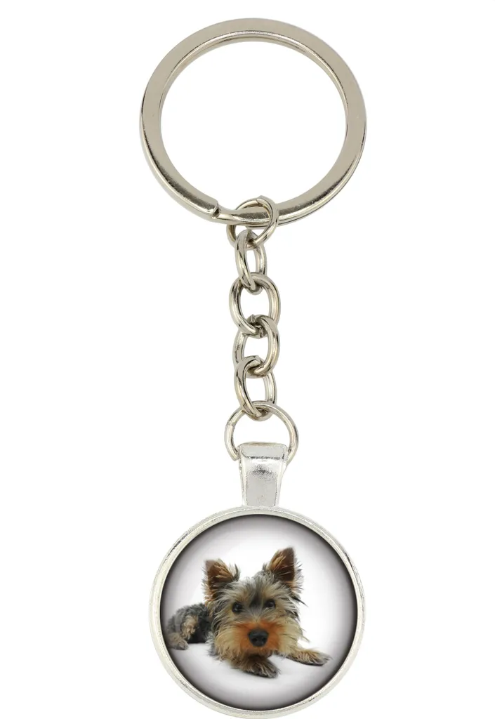 Yorkshire Terrier - portachiavi con la tua foto, decorazione per chiavi, ciondolo per borsa del marchio Art-Dog