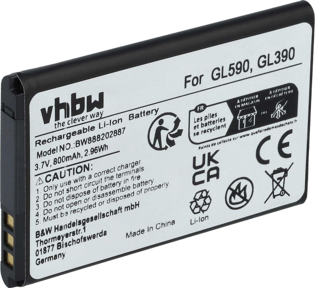 vhbw Akku kompatibel mit Gigaset GL390, GL590 Handy Produktbild 