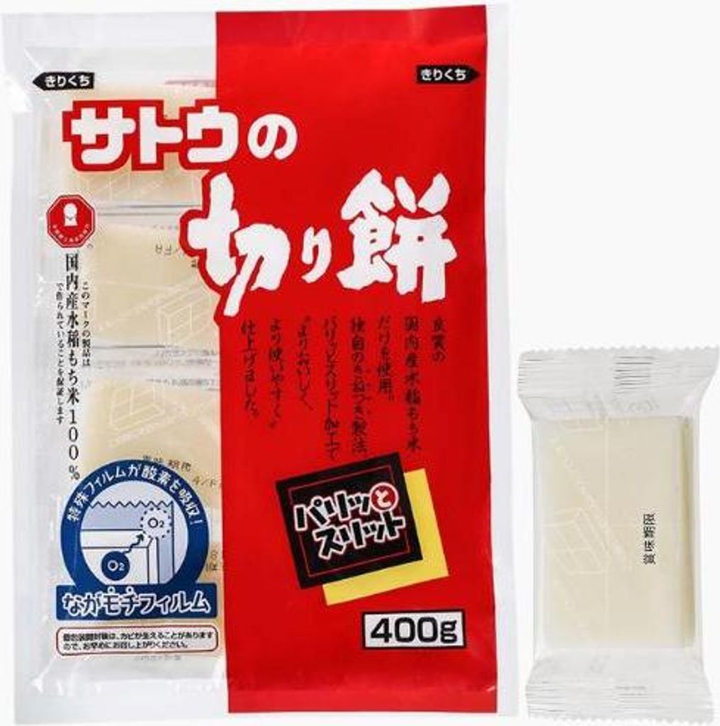SATO Kirimochi 400g – Japanischer Mochi-Reiskuchen