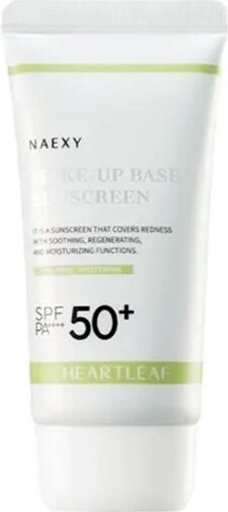 Naexy Heartleaf Make-up Base Sunscreen Baza pod makijaż z ochroną przeciwsłoneczną SPF50+, 70 ml