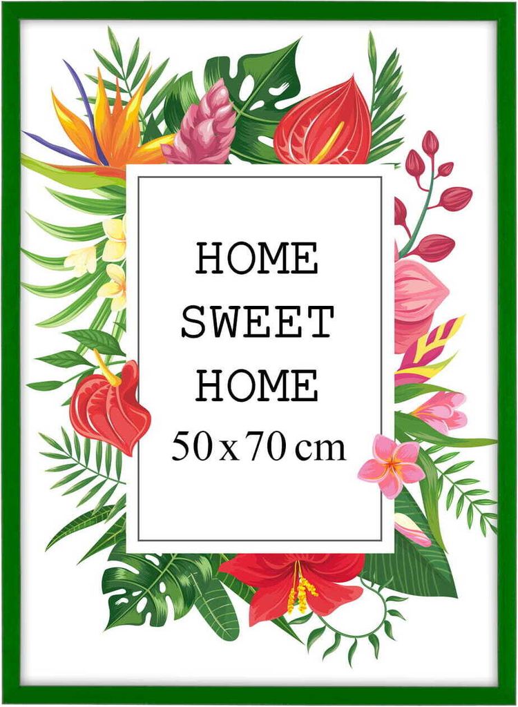MG Design rám na fotografie 50 x 70 cm - farba zelená, z Obrázok produktu 