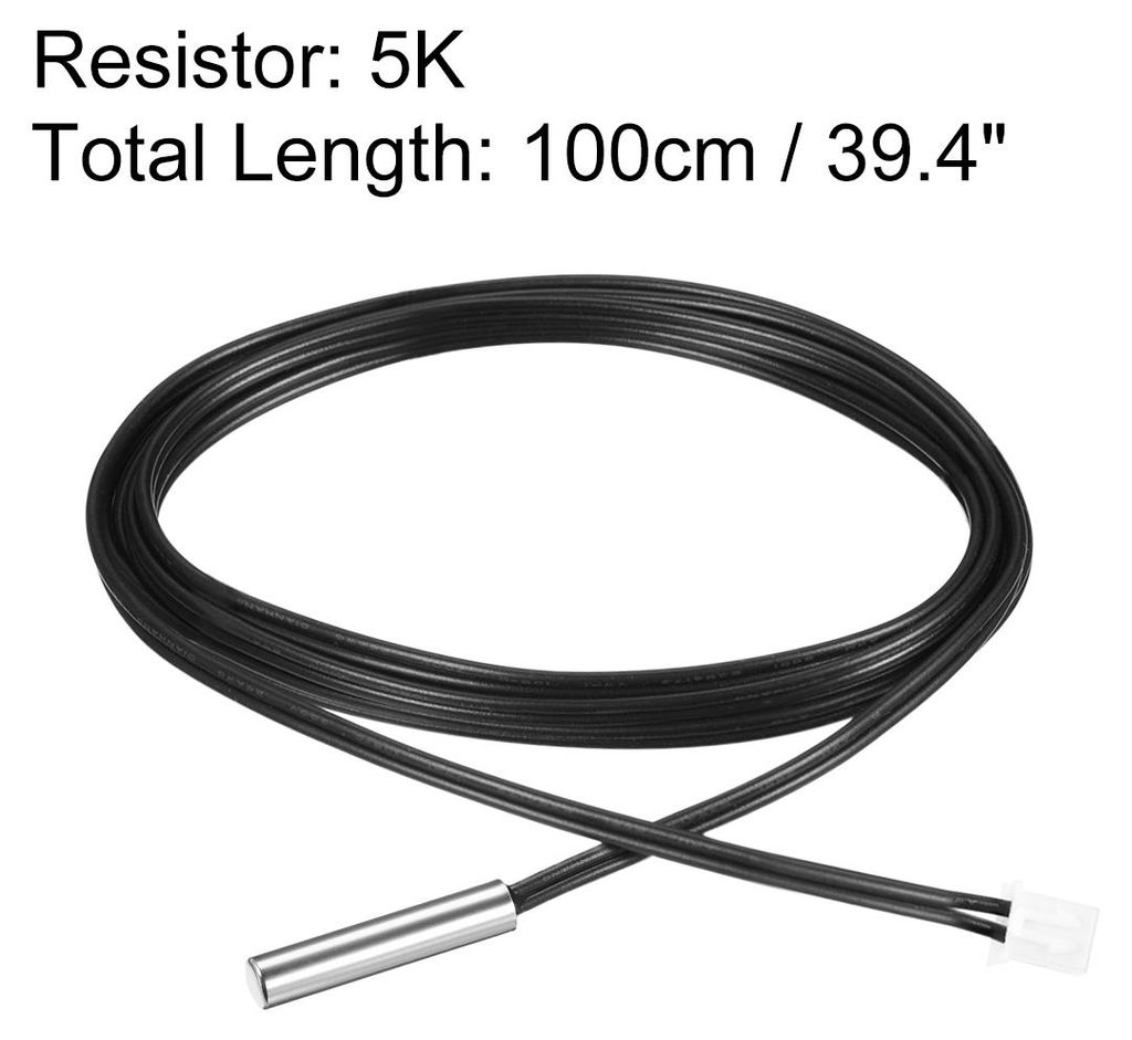 5K NTC Thermistorsonde 39,4 Zoll Edelstahl empfindlicher Temperatursensor