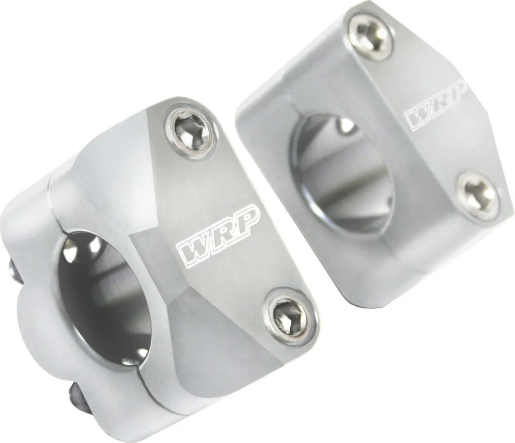 WRP Pro Mount serrage de guidon en aluminium forgé argenté pour moto