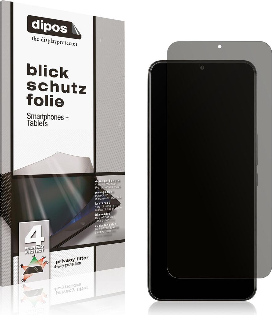 Blickschutzfolie für TCL 40 R matt Schutzfolie Folie Display Schutz dipos