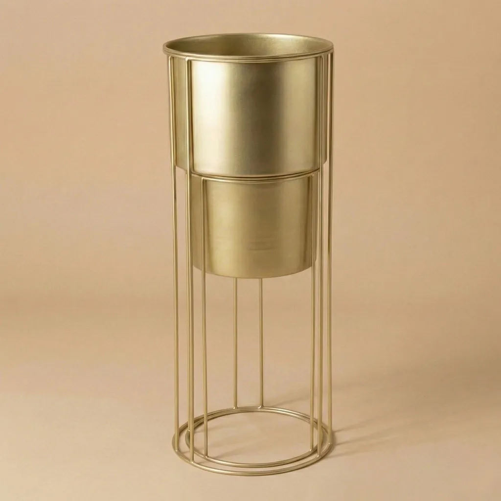 Supports à fleurs dorés OSMOS : Stable et élégant pour vos centres de table - 5