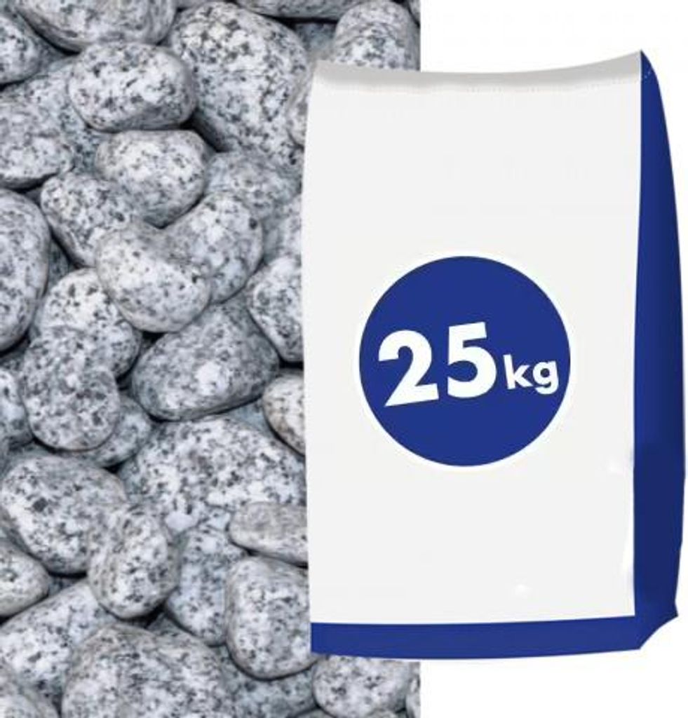 Hamann Granit-Gletscherkies Grau 25-40 mm 25 kg Produktbild 