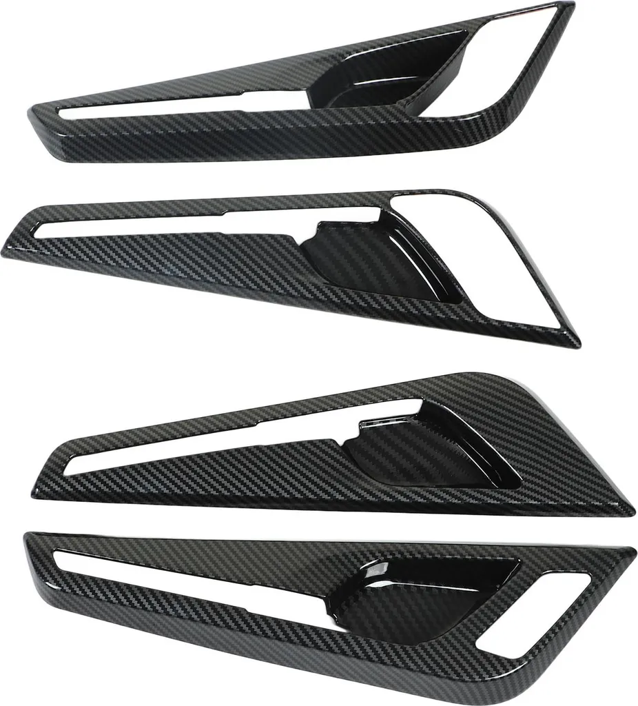Décoration Intérieure Kia EV6 2022+ en Fibre de Carbone - 4 Pièces