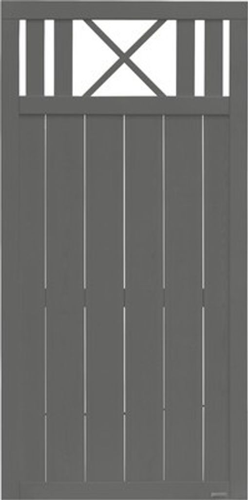 Zaun Teilelement Konsta Provence 90 x 180 cm anthrazit