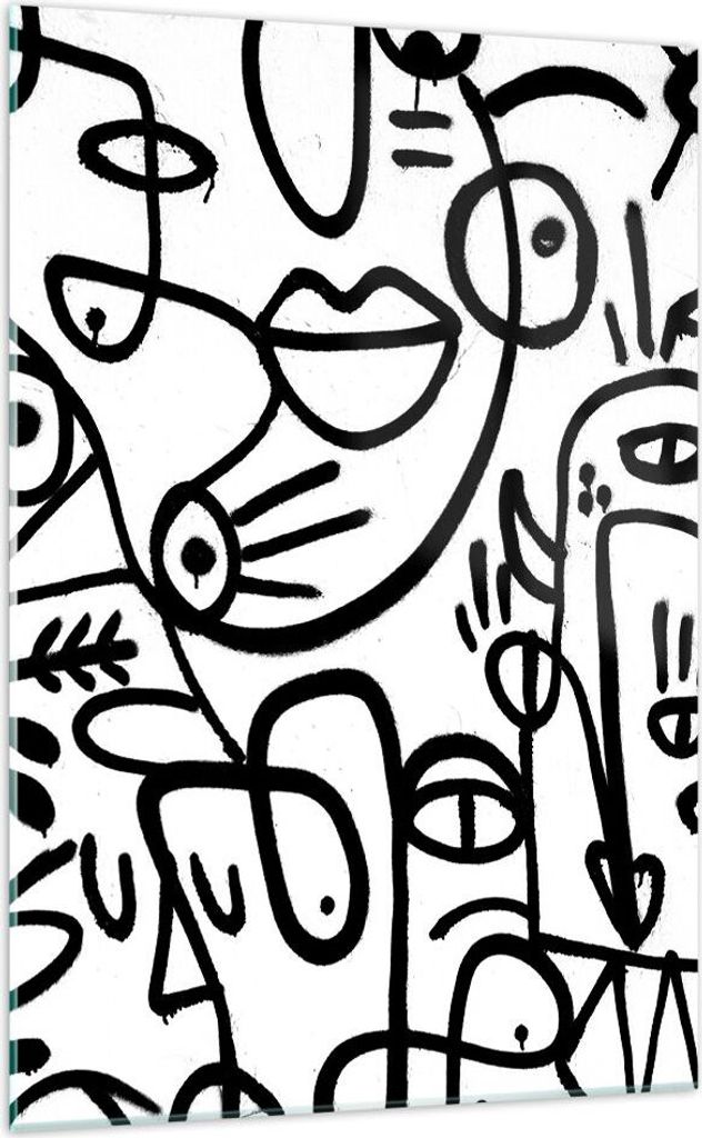 Bilder auf glas - Einteilig - Zeichnen Cartoon Graffiti - Produktbild 