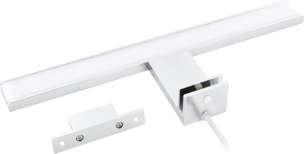 Lampada Specchio LED 2in1 Bagno 6W IP44 Alluminio Luce Diurna Bianca