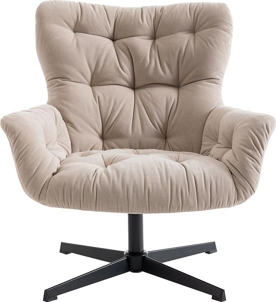 Drehsessel - Stoff - Beige - OPHELIE Produktbild 
