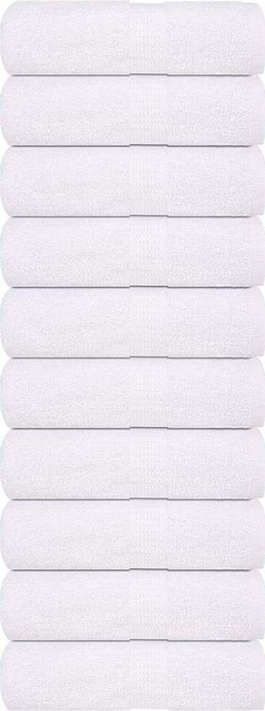 Gästetücher FROGN 10 Stk. Weiß 30x50 cm 360 g/m²