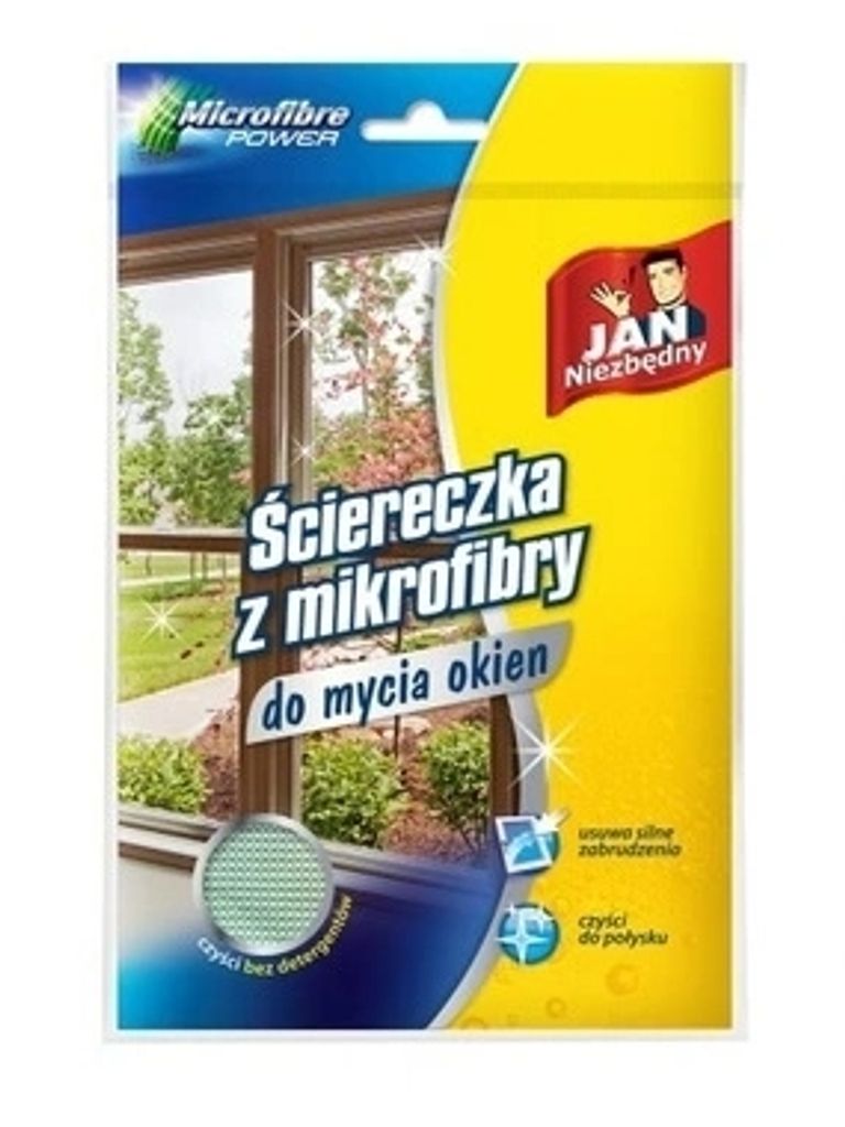 Ściereczka do mycia okien Jan Niezbędny 1 sztuka Immagine del prodotto 