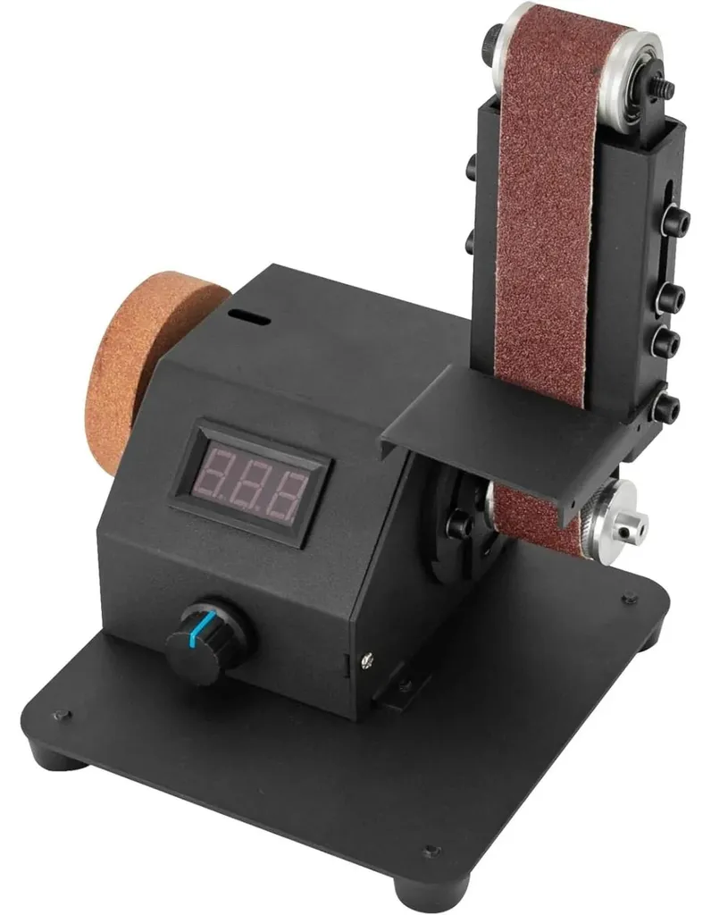 Mini-ponceuse à bande électrique 350W réglable avec mandrin de précision - 5