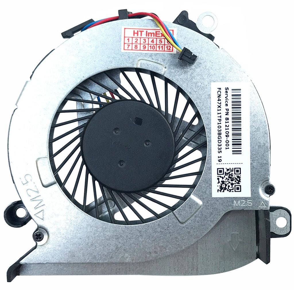 CPU Lüfter Kühler 4-Pin stecker FAN cooler für P/N: 812109-001 - Notebook PC