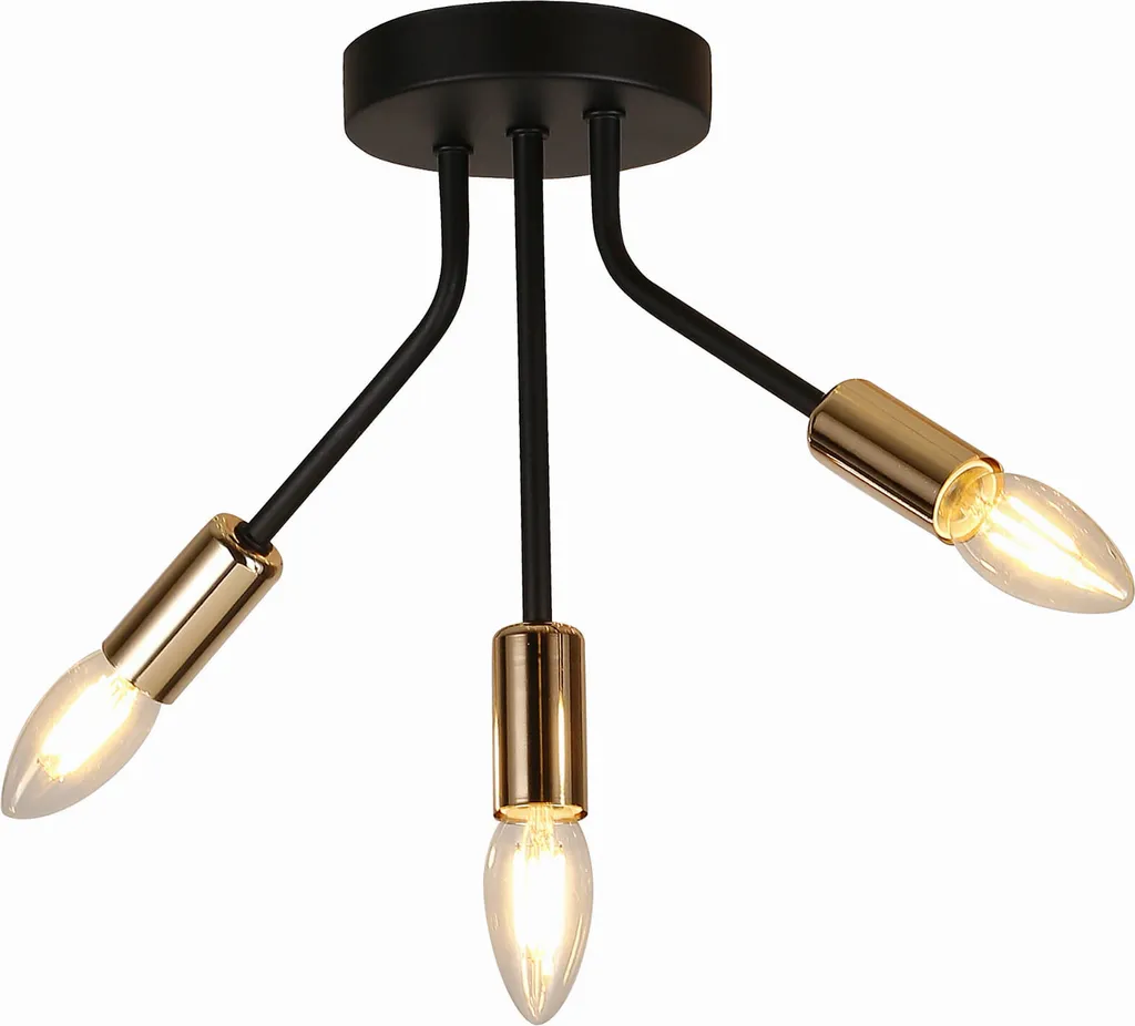 Plafonnier anti-éblouissement TIARA 3xE14 luminaire pour plafond bas
