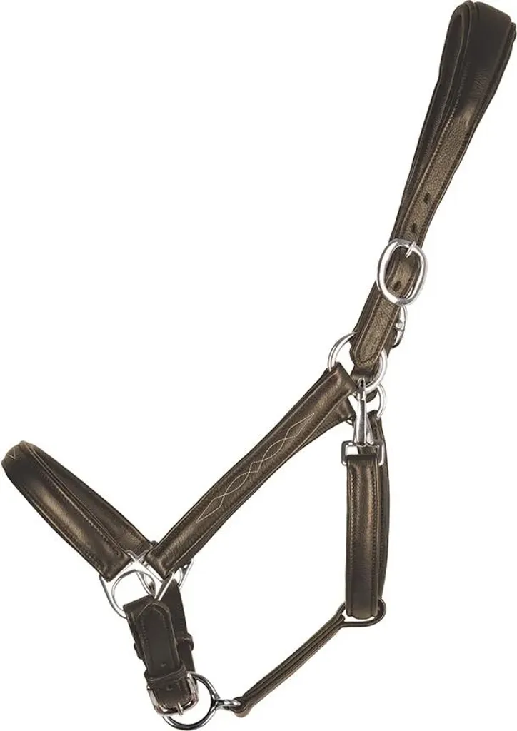 Licol cuir ProPresicce XFull Marron Argent, confort et haute qualité