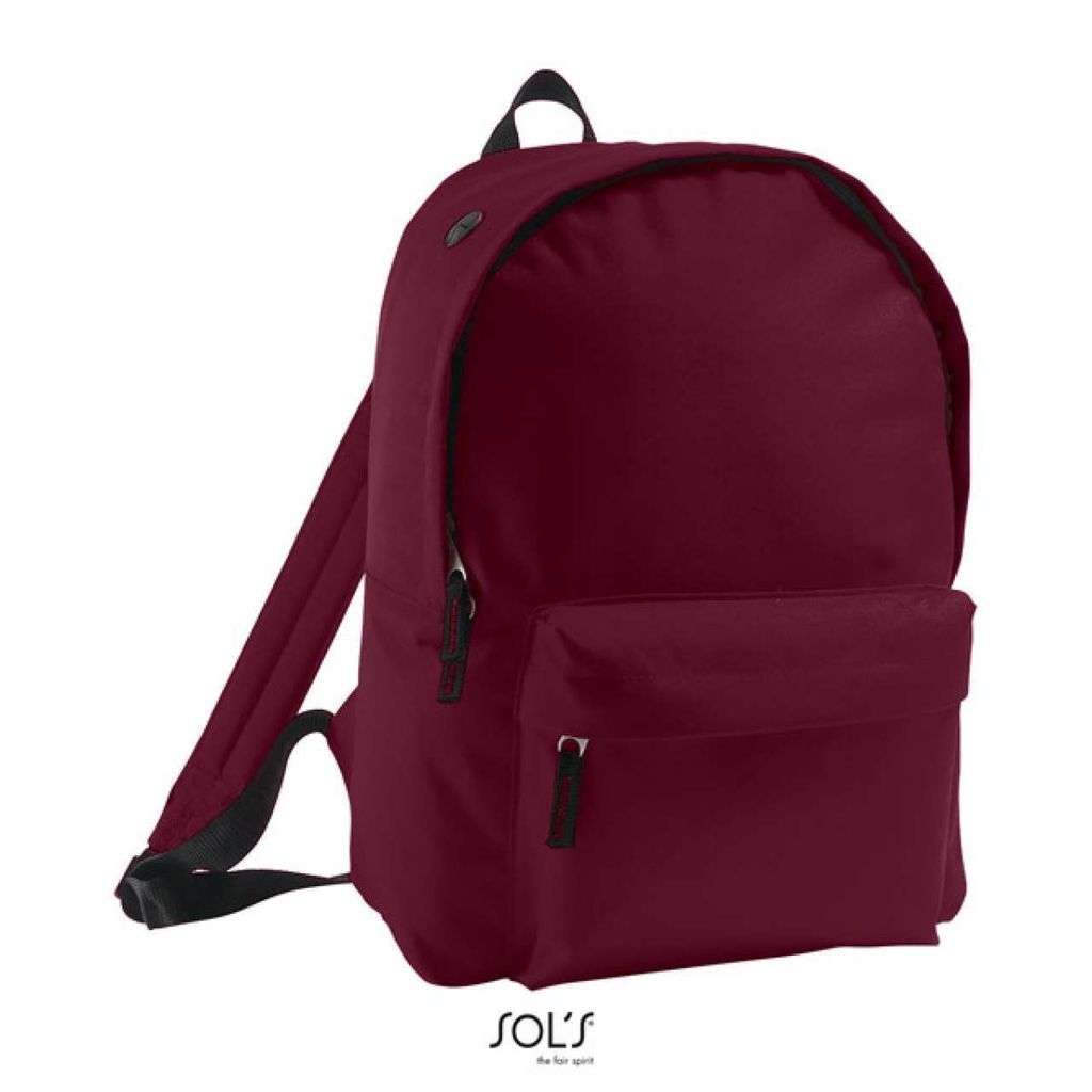 SOLs Bags 70100 | Backpack Rider Rucksack | 14 x 28 x 40 cm - Farbe: Burgundy - Größe: 14 x 28 x 40 cm