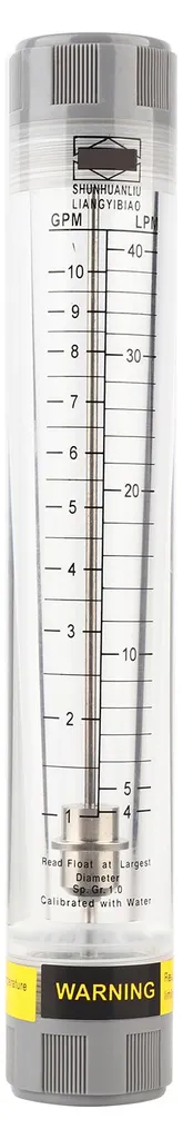 Débitmètre de liquide 1-10 GPM haute résistance avec filetage G3/4